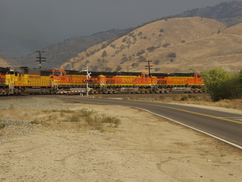 rounding the curve in the sunshine