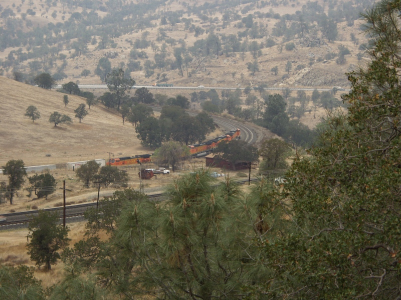 climbing up the loop