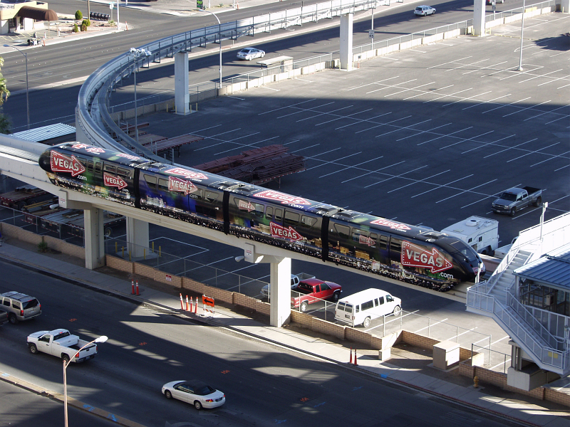 first view of monorail